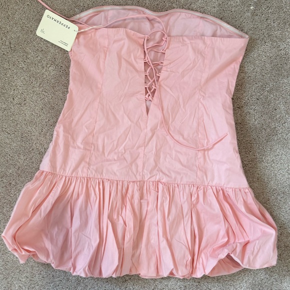 Peppermayo Pink Strapless Mini Dress - Picture 4 of 5